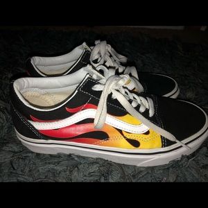 Old Skool Flame Vans